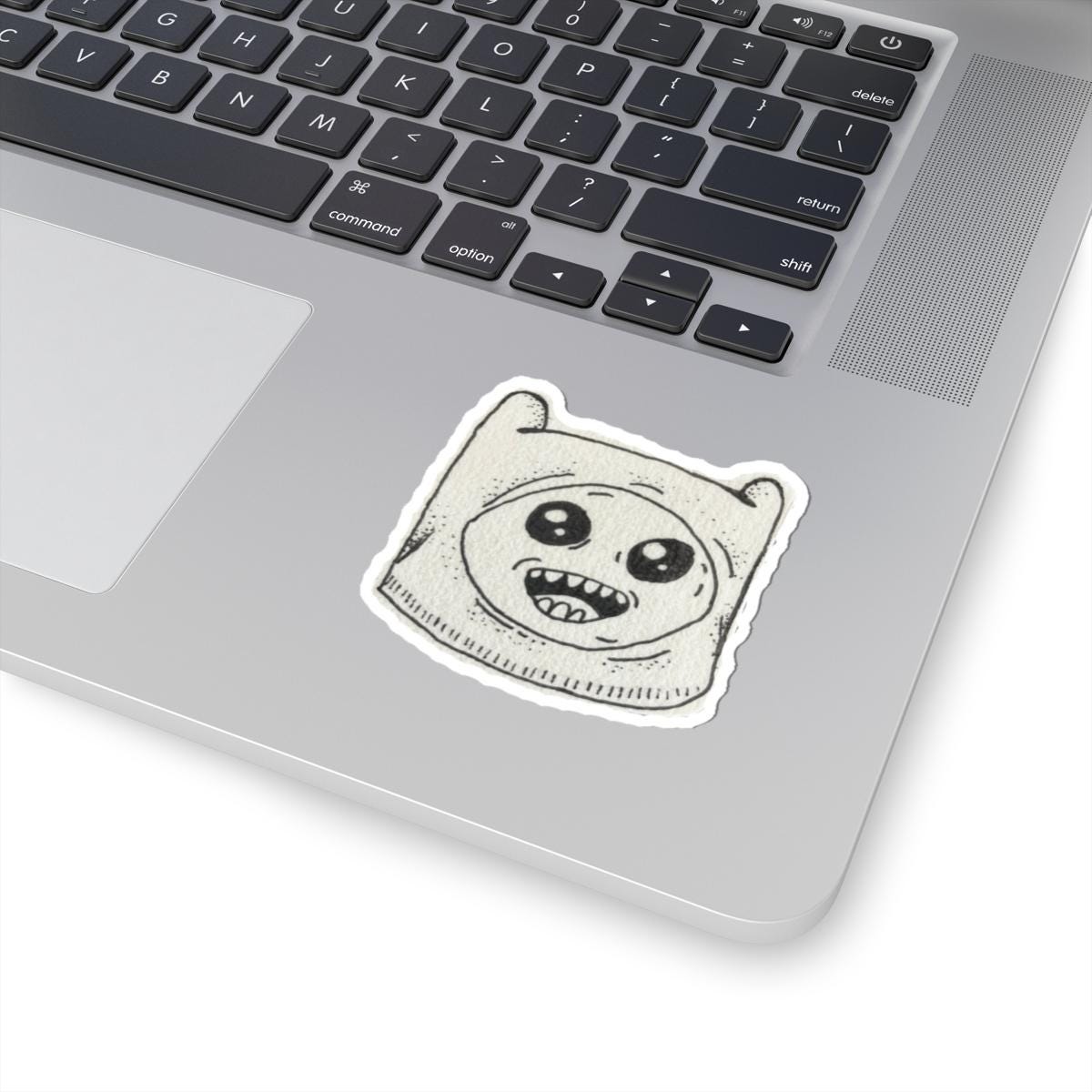 Sticker Fnn Adventure Time Finn Sticker: Hand-drawn Black and White Decal - Etsy