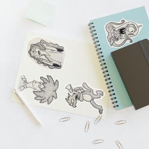 Feuilles d'autocollants Les Simpsons, autocollants d'art rétro pour la décoration, cadeau amusant, parfait pour le scrapbooking, journaux et cadeaux