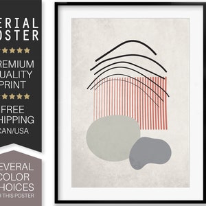 Scandinavian Art Print, Minimalist Art, Mid Century Modern, Colorful Poster, Shapes Poster, Modern Art, Scandinavian Design, Serial Poster