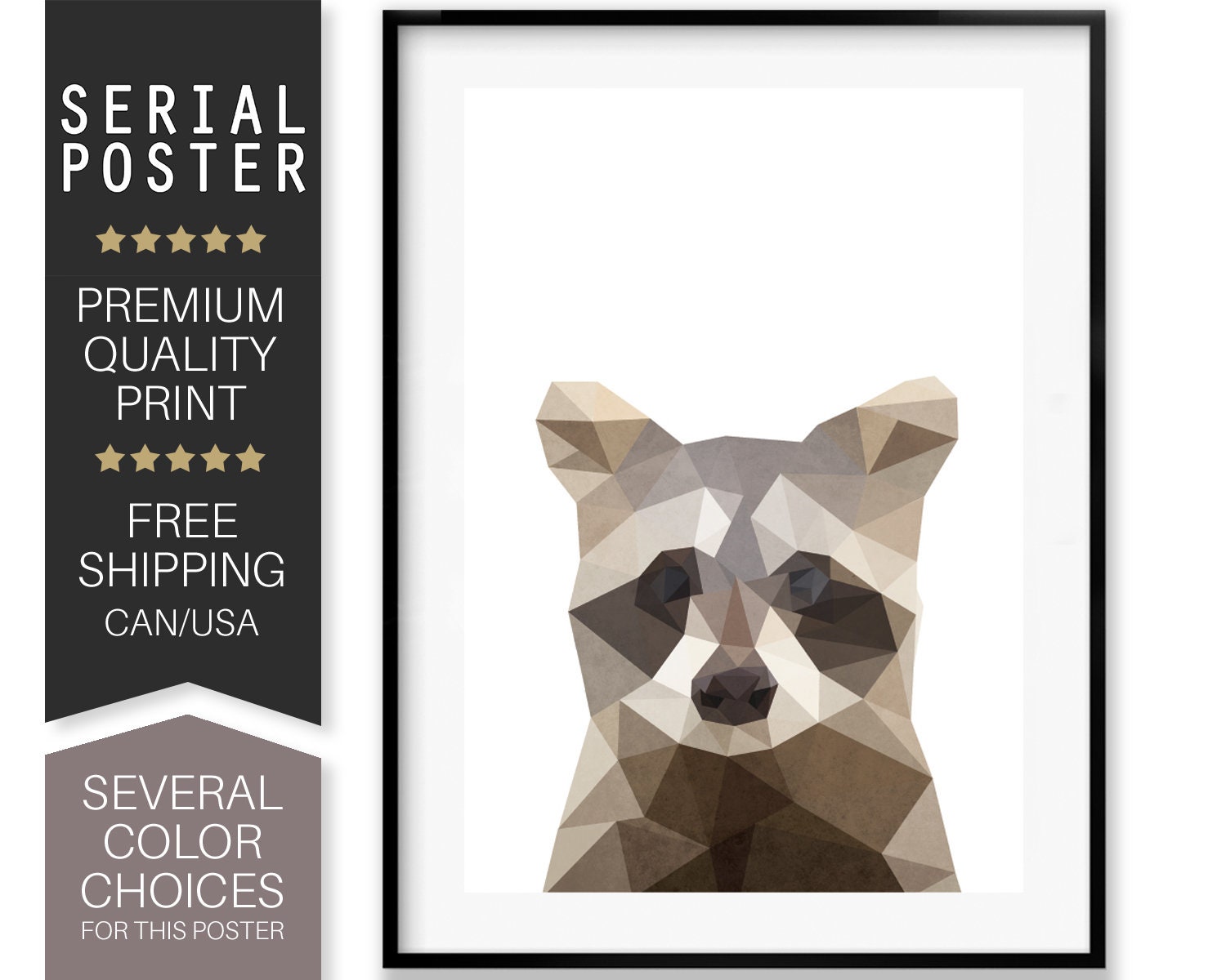 Raccoon Drawing Poster for Children Lowpoly Art Print - Etsy Raccoon Drawing Poster for Children Lowpoly Art Print - Etsy