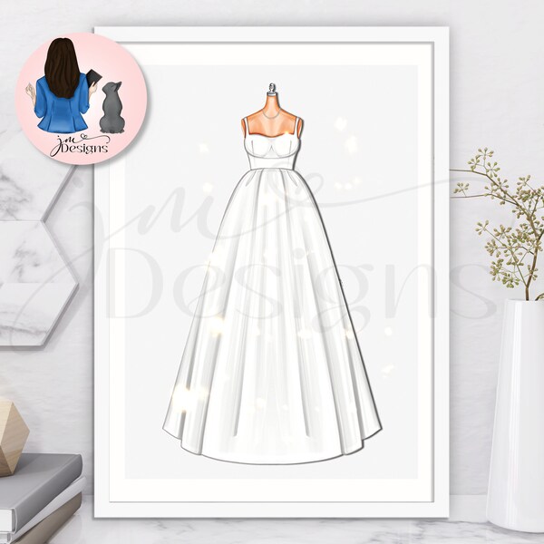 Illustration de tenue inspirée du Deb Ball Conklin | Impression d'illustration de mode | Impression de produits dérivés A4 et 5 x 7 pouces