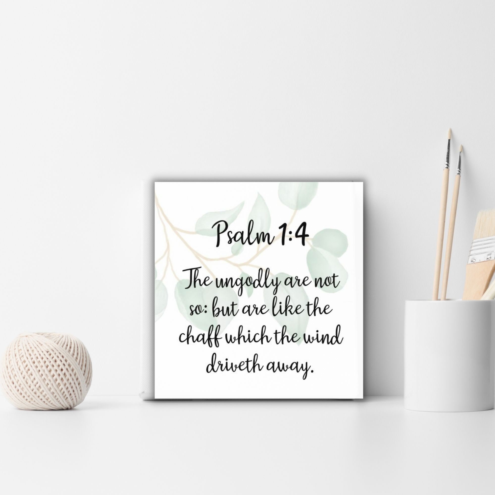 Psalms One Printable Scripture Cards Positive Affirmation - Etsy