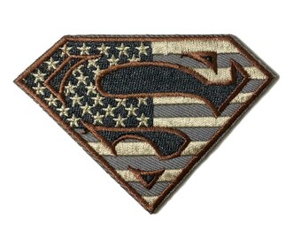 Superman City of Metropolis Logo 4 1//2/" Tall Embroidered Iron on Patch