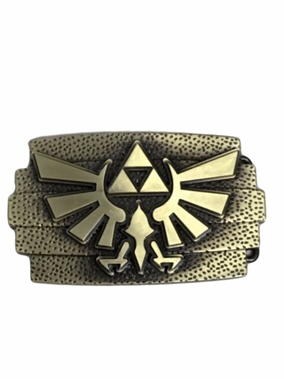 Zelda Triforce Goldtone Logo Metal 