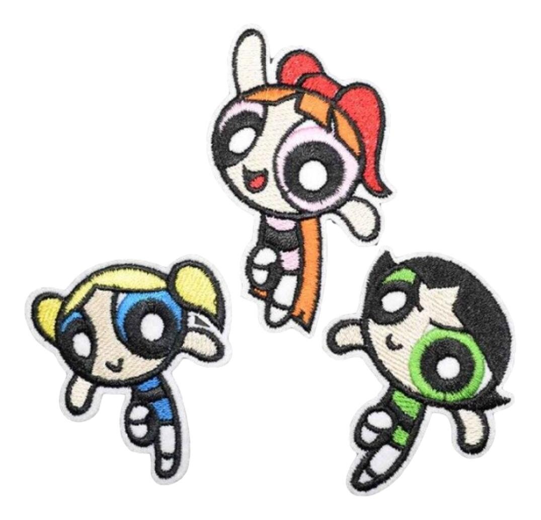 Powerpuff Girls Flying Embroidered Iron On Patch Set Of 3 Etsy Powerpuff Girls Flying Embroidered Iron On Patch Set Of 3 Etsy