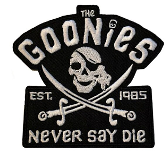 The Goonies Never Say Die The Goonies Never Say Die Logo 3.5 Inches Tall Besticktes | Etsy Österreich