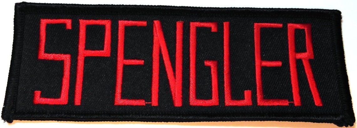 Ghostbusters Spengler Name Tag 5 Inch Wide Embroidered Patch | Etsy