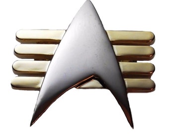 Star Trek Next Generation Future Imperfect Communicator Badge Patch 2 inches 