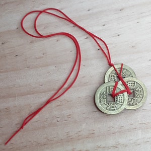Chinese Feng Shui Lucky Coins Charm for luck & prosperity