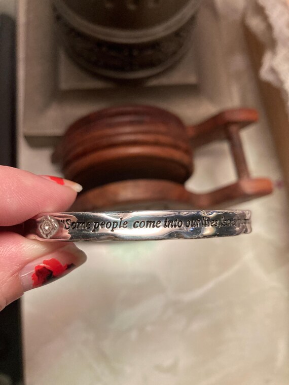 Engraved Friendship Bracelet: Inspirational Quote… - image 4