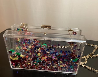 Vintage Acrylic Party Purse