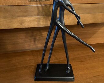 Dancing Figurine Statue: Dancer Gift, Piano Room Decor