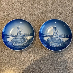 Royal Copenhagen Little Mermaid Plate - Etsy