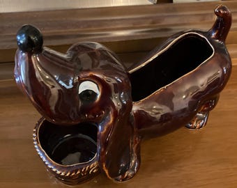 Freddie- Dachshund / wiener dog planter