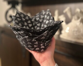 Black and silver - Bowl Cozy