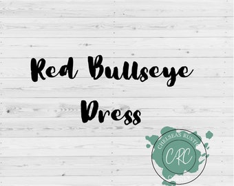 Red Bullseye - Dress