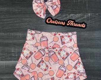 Pink Drink&Cake Pop-  Bummies