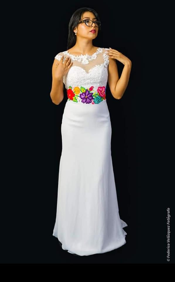 Vestido de novia con bordado oaxaqueño - Etsy México Vestido de novia con bordado oaxaqueño - Etsy México