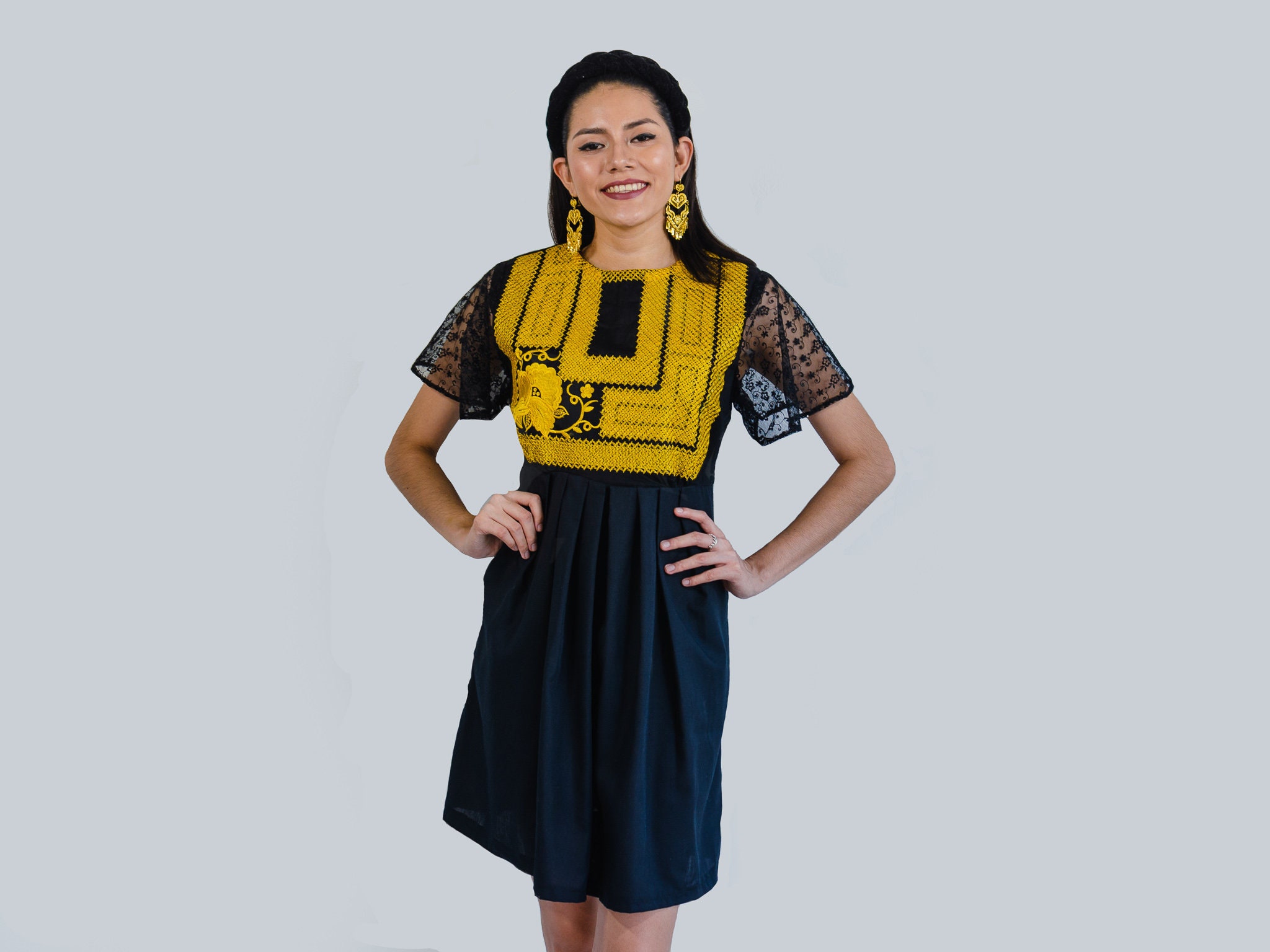 Vestido de oaxaca - Etsy España Vestido de oaxaca - Etsy España