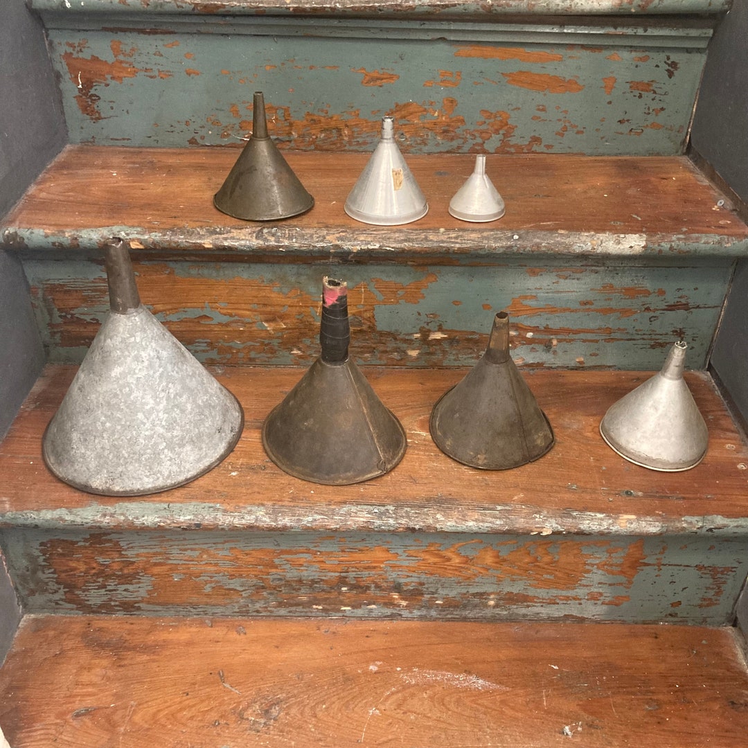 Lot of Vintage Funnels 7 - Etsy