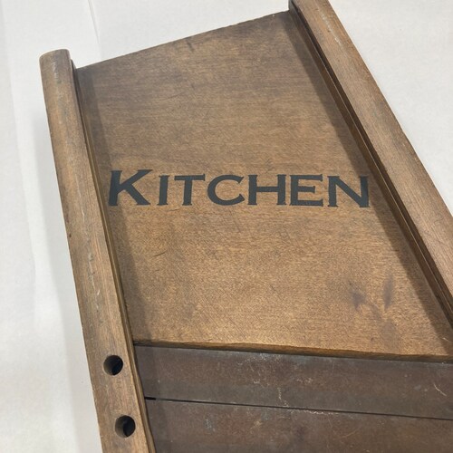 Large Wooden Mandolin. Cabbage Slicer. Vegetable Slayer! Insane