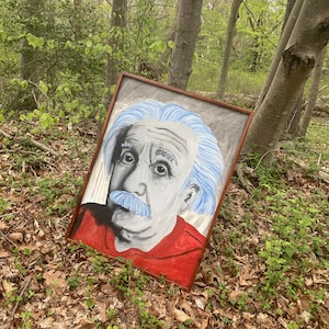 Albert Einstein Oil Painting 41x31