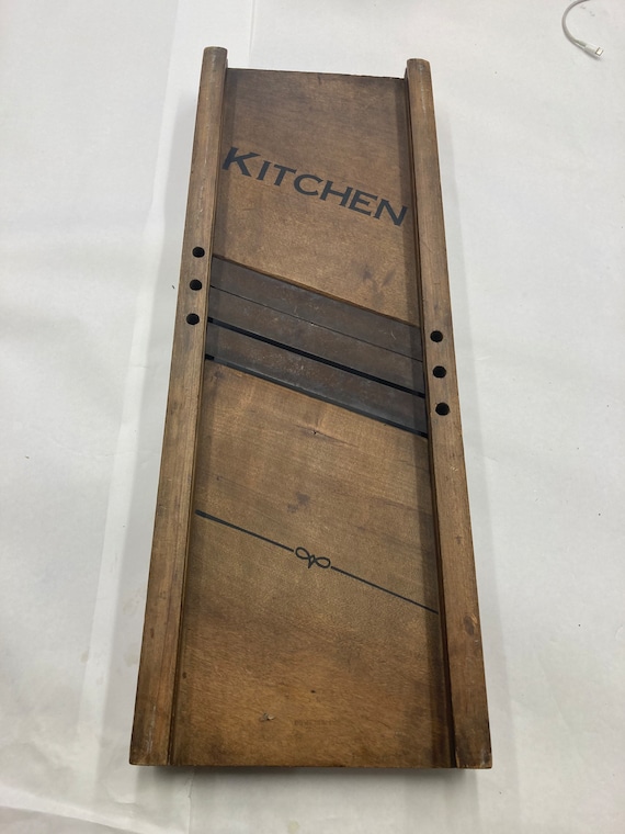 Large Wooden Mandolin. Cabbage Slicer. Vegetable Slayer Etsy