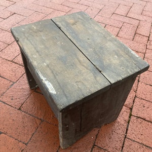 Vintage Wooden Shoe Shine Box