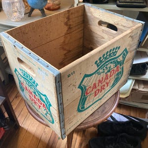 Canada Dry Crate - Etsy Canada Dry Crate - Etsy