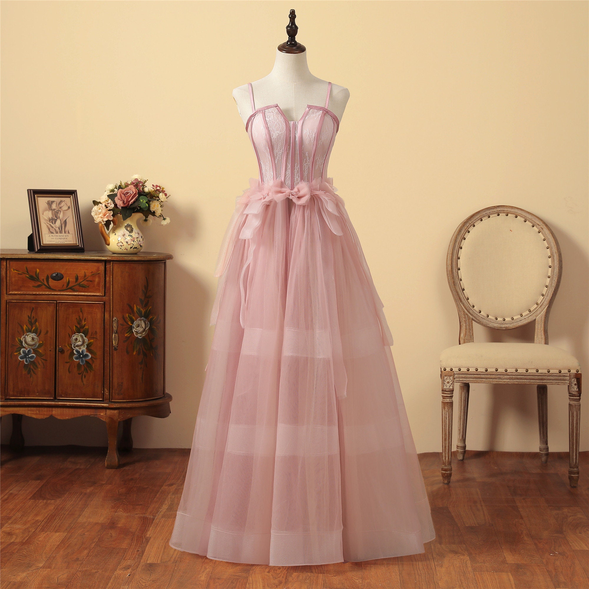 Blush Evening Gown for sale Only 4 left at 60
