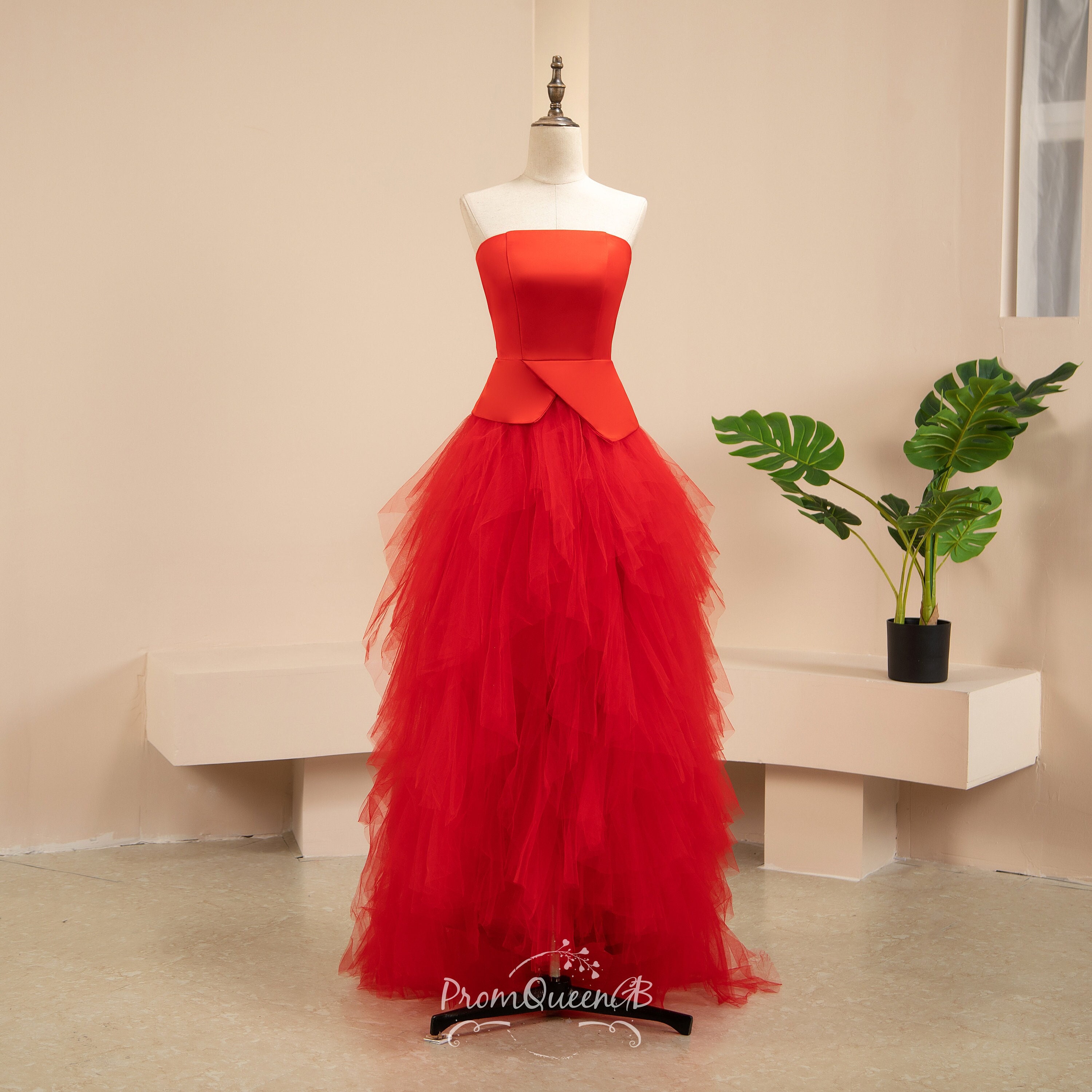 Tulle Dress Women, Tulle Tiered Dress, Tulle Prom Dress, Evening