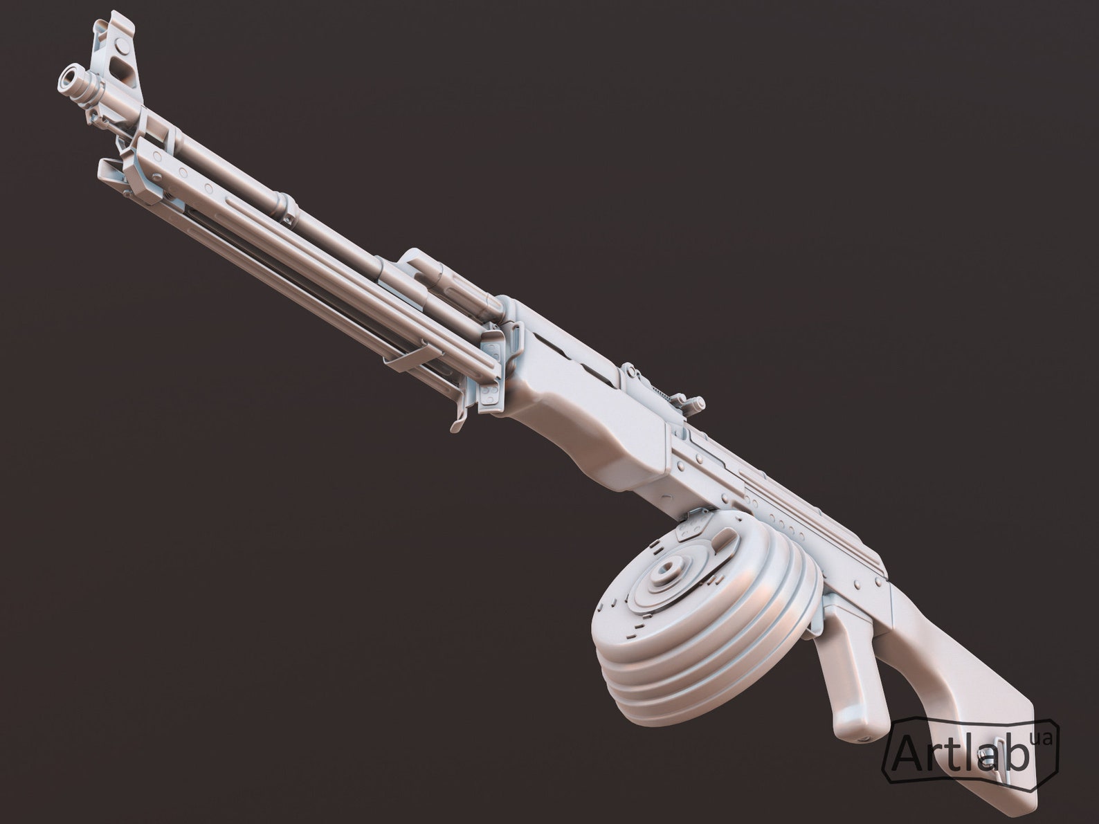 Ametralladora ligera RPK u2012 RPK con tambor y bípode u2012 Etsy España