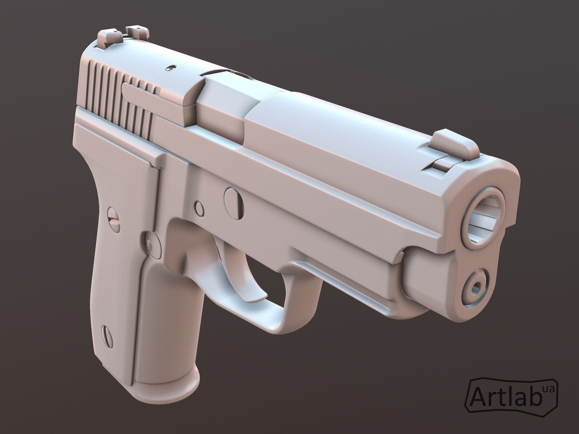 Pistola M11 SIG Sauer U2012 Pistola Modelo 3D U2012 Modelo Etsy