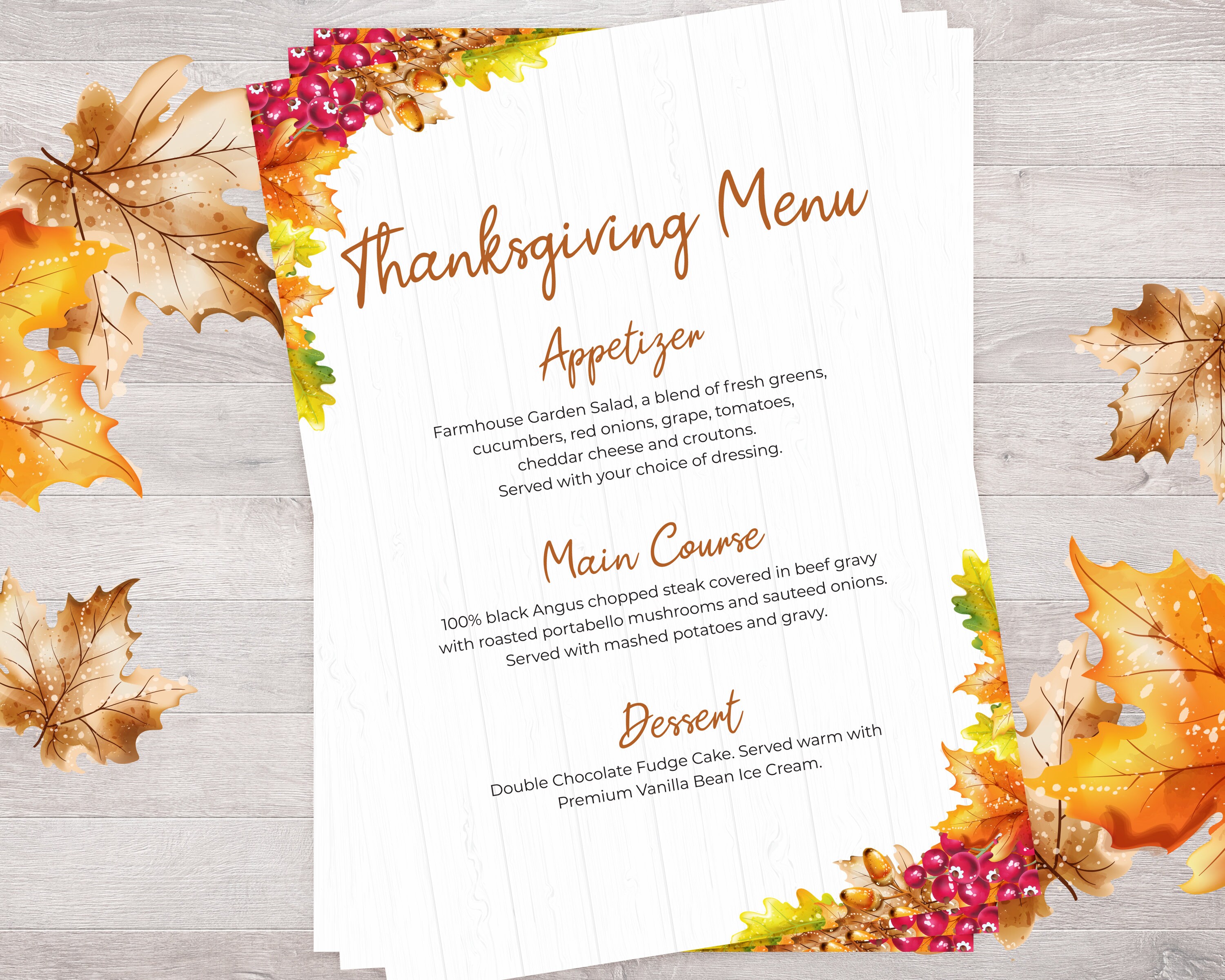 October Menu Sign Thanksgiving Menu Sign Printable Thanksgiving Drink Menu - Etsy