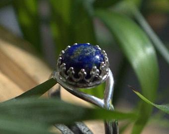 silver Lapis Lazuli ring