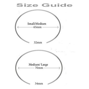 open bangle size diagram
