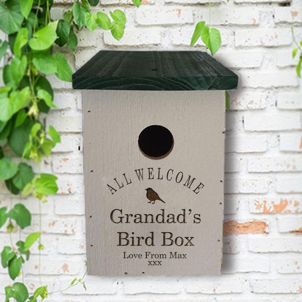 Bird Box All Welcome Design Personalised With Any Message