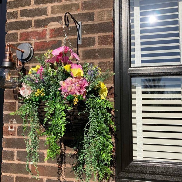 Artificial Hanging Baskets Etsy UK