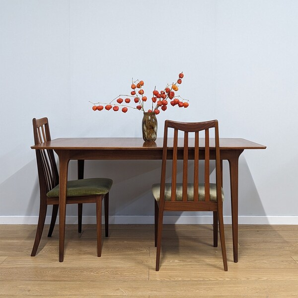 Vintage 1960s Extending Teak Dining Table by McIntosh of Kirkcaldy