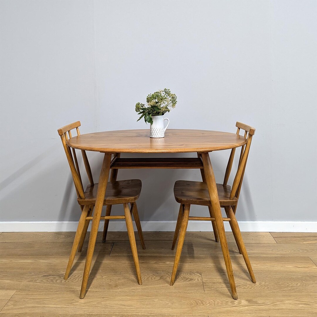 Rare Vintage Ercol 396 Oval Breakfast Kitchen Table - Etsy UK