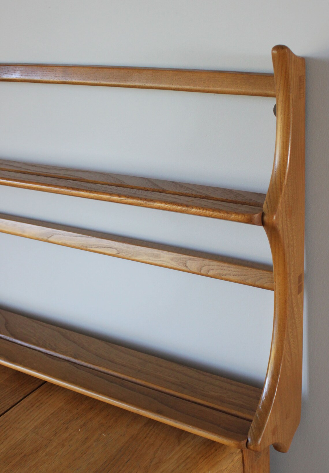Vintage Ercol Windsor Plate Rack / Wall Mounted Shelves Etsy