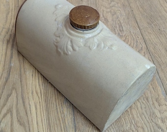 Bolsa de agua caliente/calentador de cama grande vintage de gres Bourne Denby