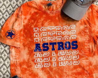 houston astros tie dye shirt