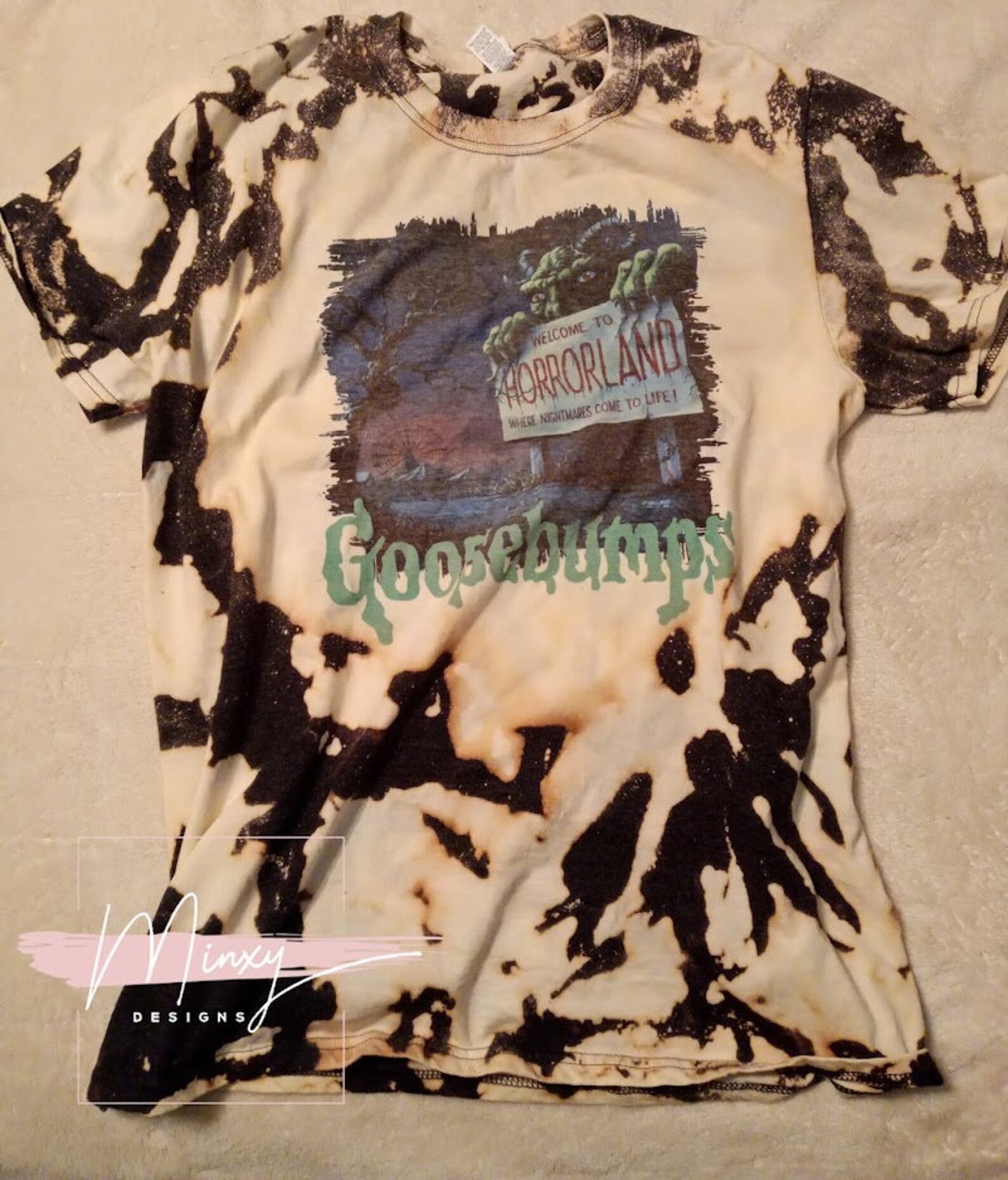 Goosebumps Horrorland PNG PSD Distressed Sublimation - Etsy Canada