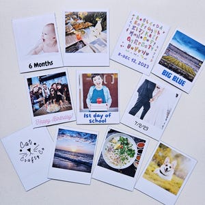 Customized/personalized Polaroid Magnets