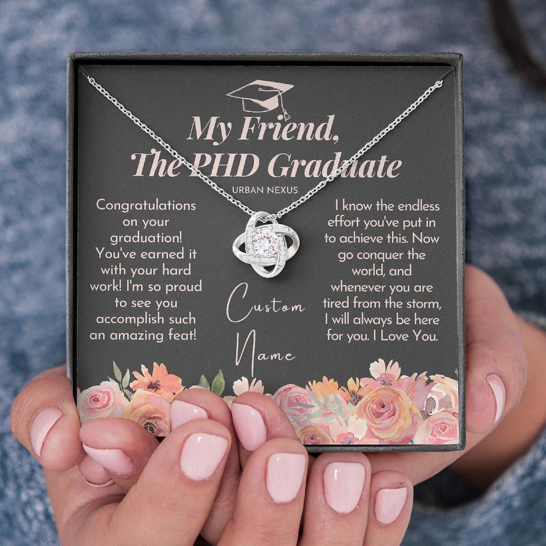 Custom Phd Graduation Gift for Her Personalized Graduating Class
