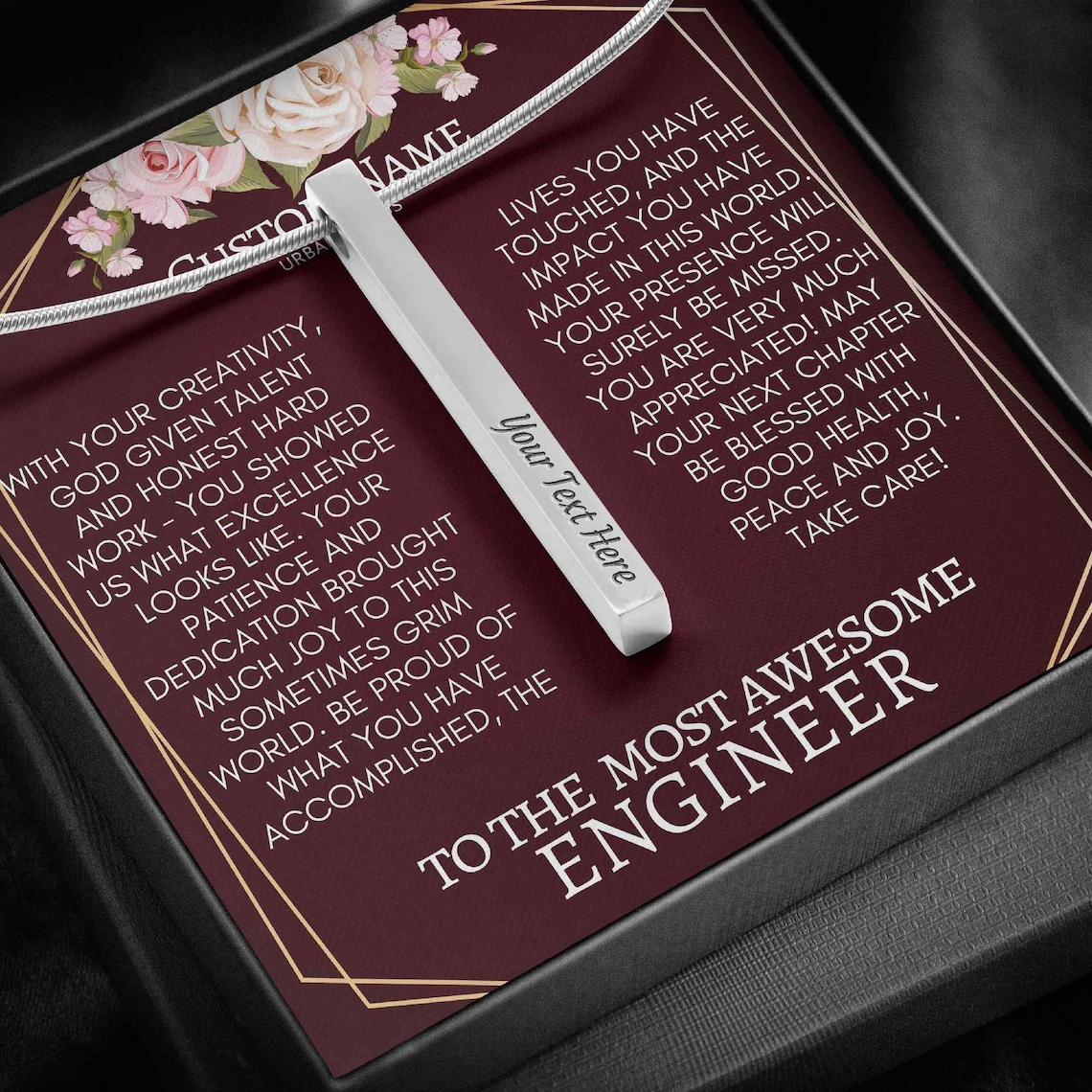 Engineer Retirement Gifts for Women Engineer Leaving Thank Etsy