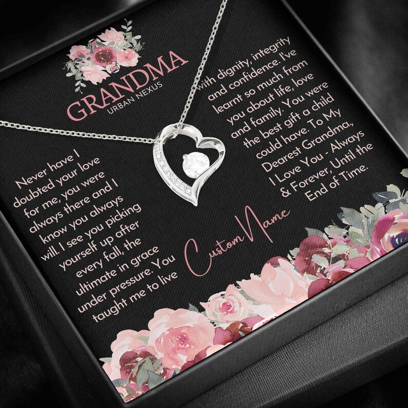 Grandma Thoughtful Present Grandmama Meemaw Keepsake Granny Surprise Grammy Thank You Granny Memento MGH1 Nana Appreciation