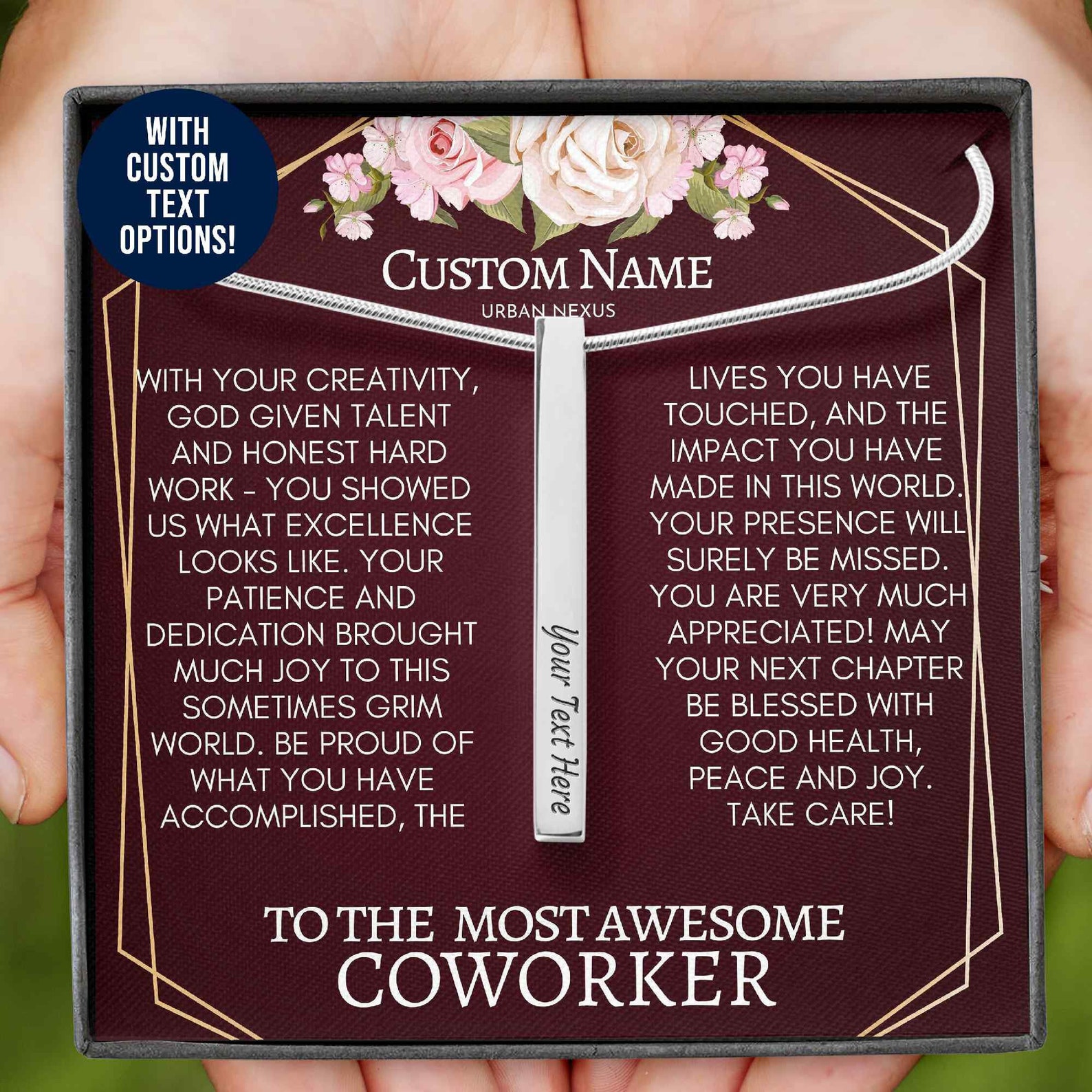 Coworker Thank You Gift Retirement Party Colleague Etsy