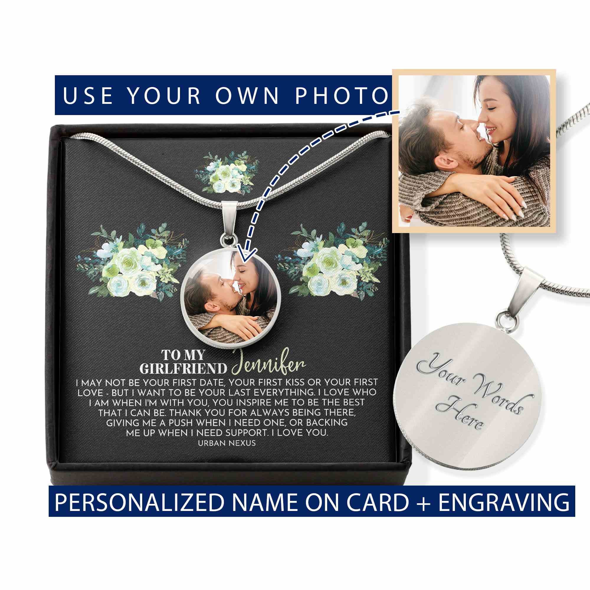 Sentimental Gifts for Girlfriend To My Girlfriend Necklace Etsy